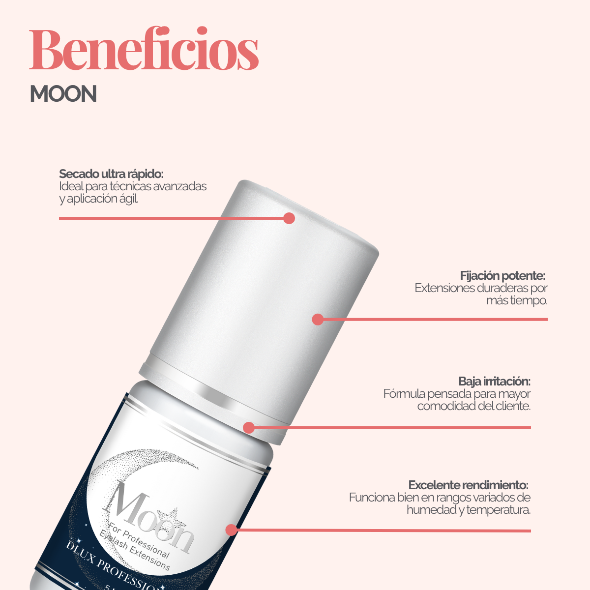 Adhesivo Moon Dlux