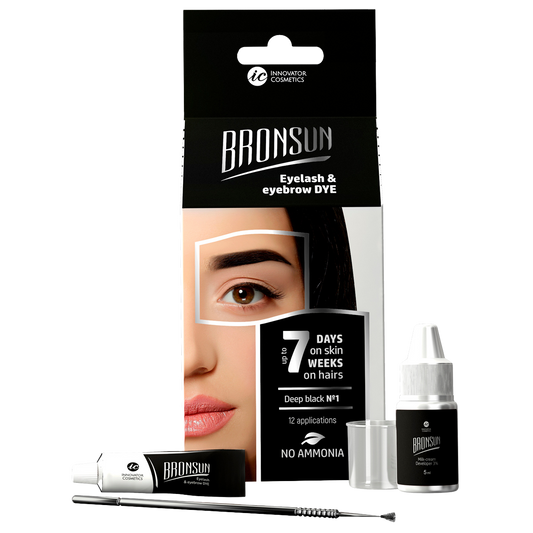 Tinte En Gel Para Ceja y Pestañas Bronsun, Home Kit