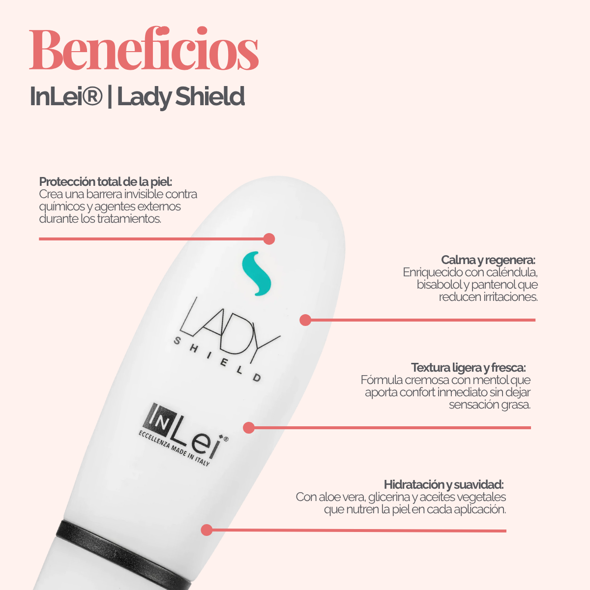 InLei® Lady Shield — Crema Protectora Profesional para Brow Bomber