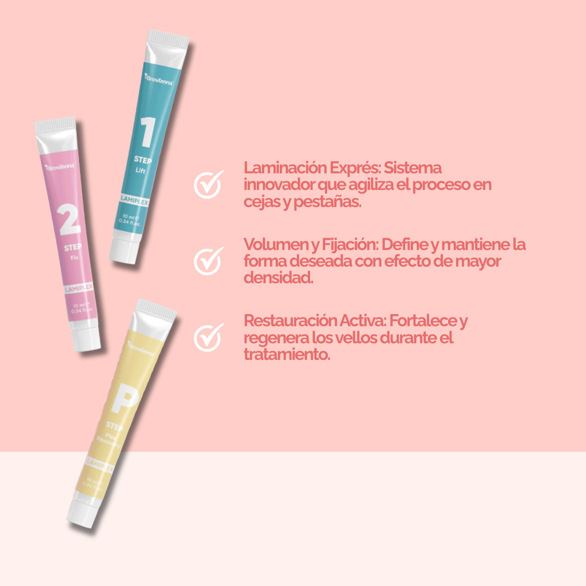 LAMIPLEX BrowXenna® laminación express profesional para cejas y pestañas que define forma, aporta volumen y restaura en un solo tratamiento.