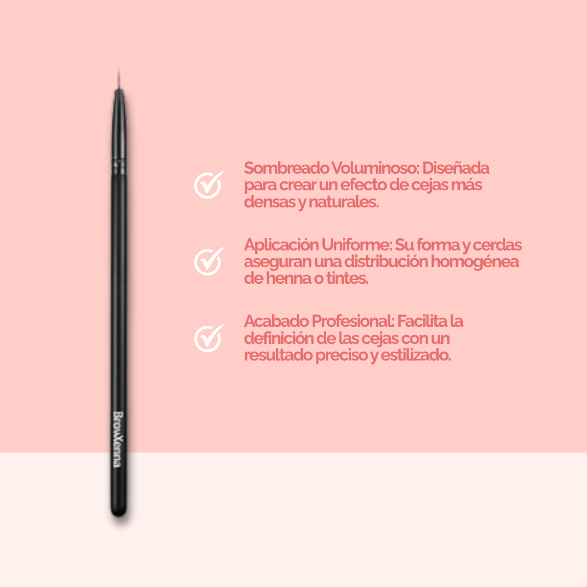 Eyebrow Brush #11 Stroke BrowXenna®
cerdas ultra finas y mango ergonómico diseñados para aplicación precisa de henna y maquillaje en cejas para técnicos de belleza exigentes.