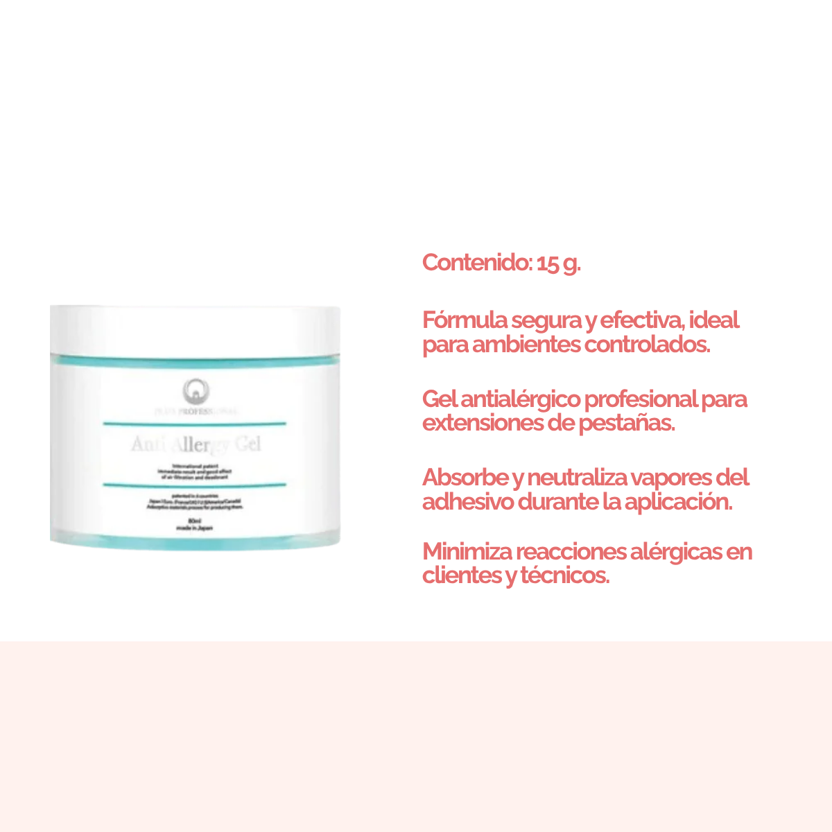 Anti Allergy Gel - Neutralizador de Vapores y Eliminador de Olores