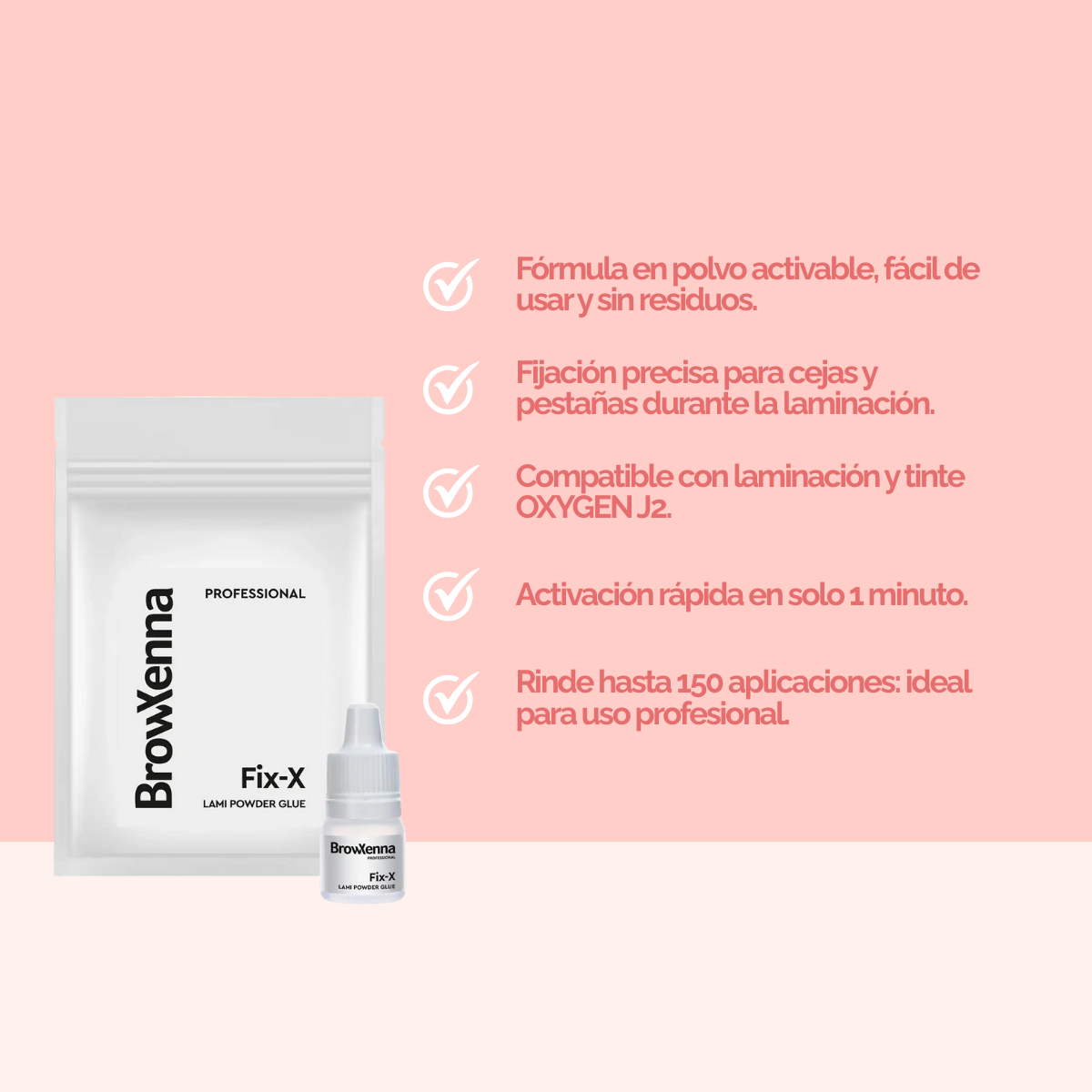 FIX‑X Lami Powder Glue – Adhesivo en Polvo para Laminación de Pestañas