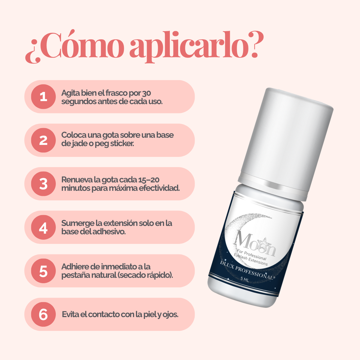 Adhesivo Moon Dlux