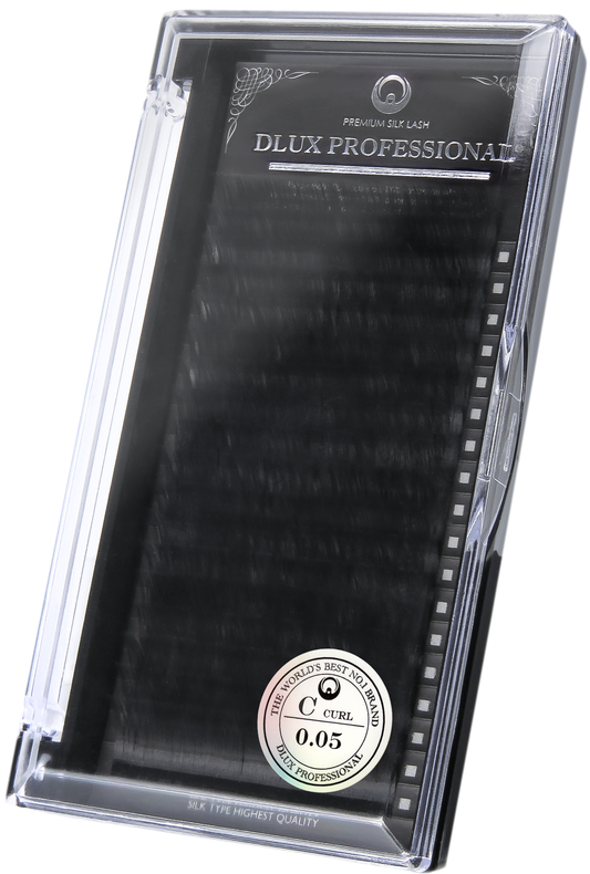 Classica Lashes de Dlux Professional: Extensiones de pestañas de mink coreano, ligeras y naturales, diseñadas para un look elegante y de larga duración