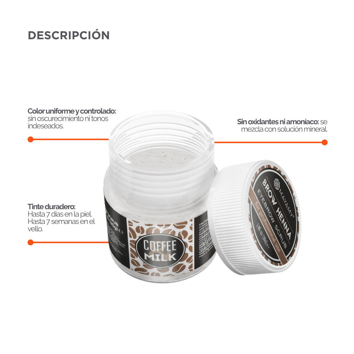 Eyebrow Scrub Exfoliante para Cejas - Limpieza y Preparación para el sombreado