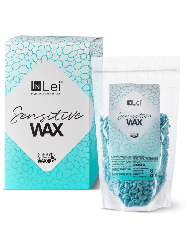 InLei® Sensitive Wax es la cera ideal para técnicos en belleza que buscan depilar pieles sensibles con precisión. Fórmula italiana, textura cremosa y resultados profesionales sin irritación.
