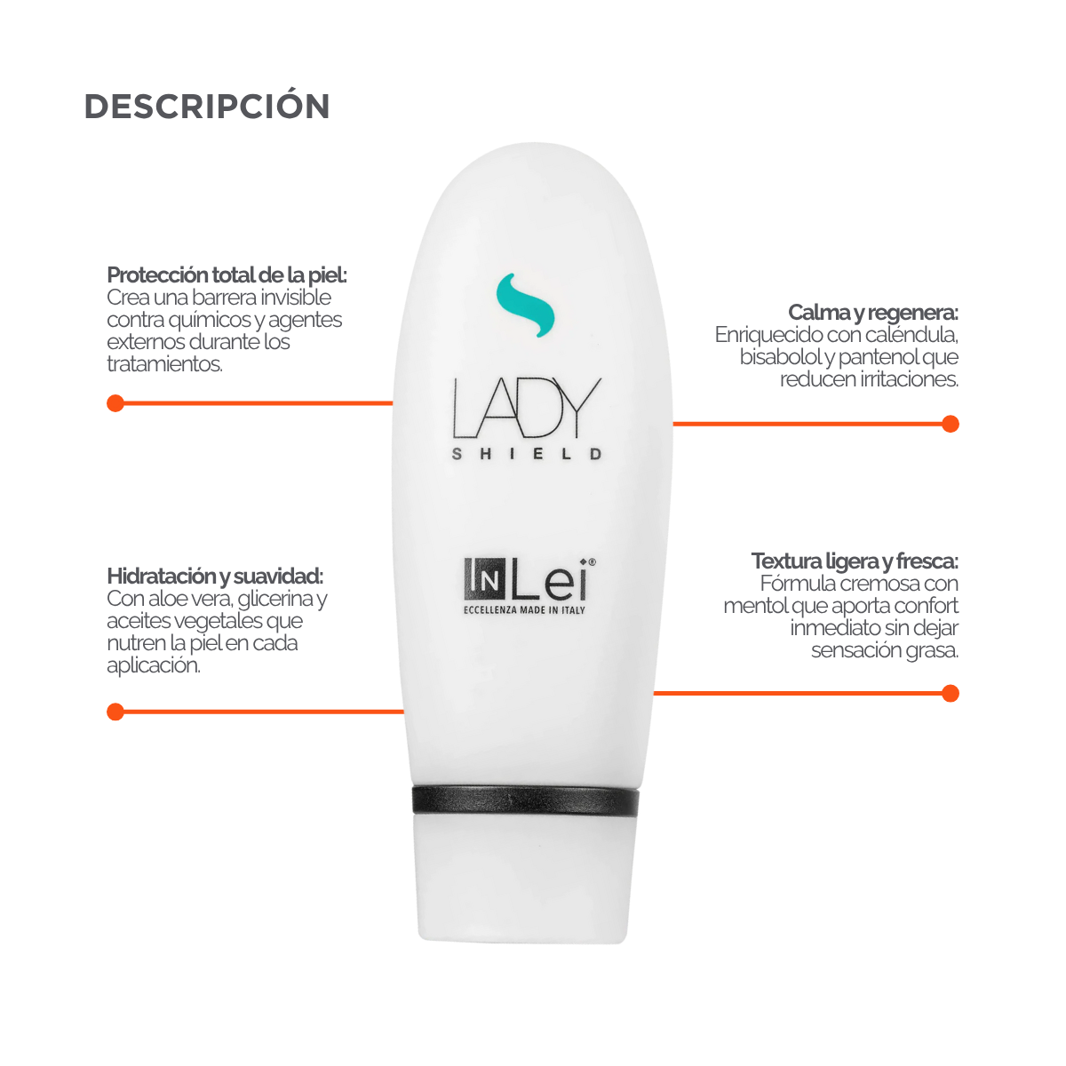 InLei® Lady Shield — Crema Protectora Profesional para Brow Bomber