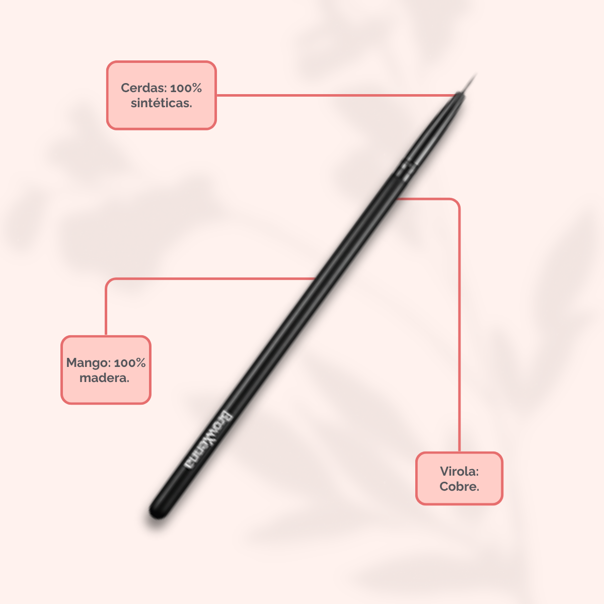 Eyebrow Brush #11 Stroke BrowXenna®
cerdas ultra finas y mango ergonómico diseñados para aplicación precisa de henna y maquillaje en cejas para técnicos de belleza exigentes.