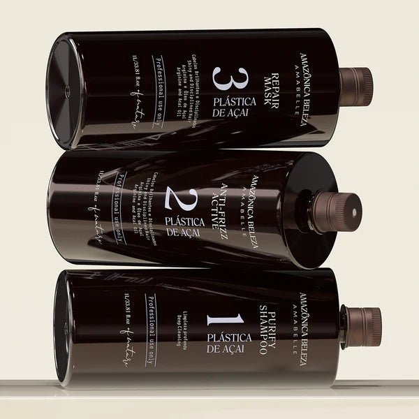 Kit Alisado o Keratina de Acai, Para Pelo Bien Tratado