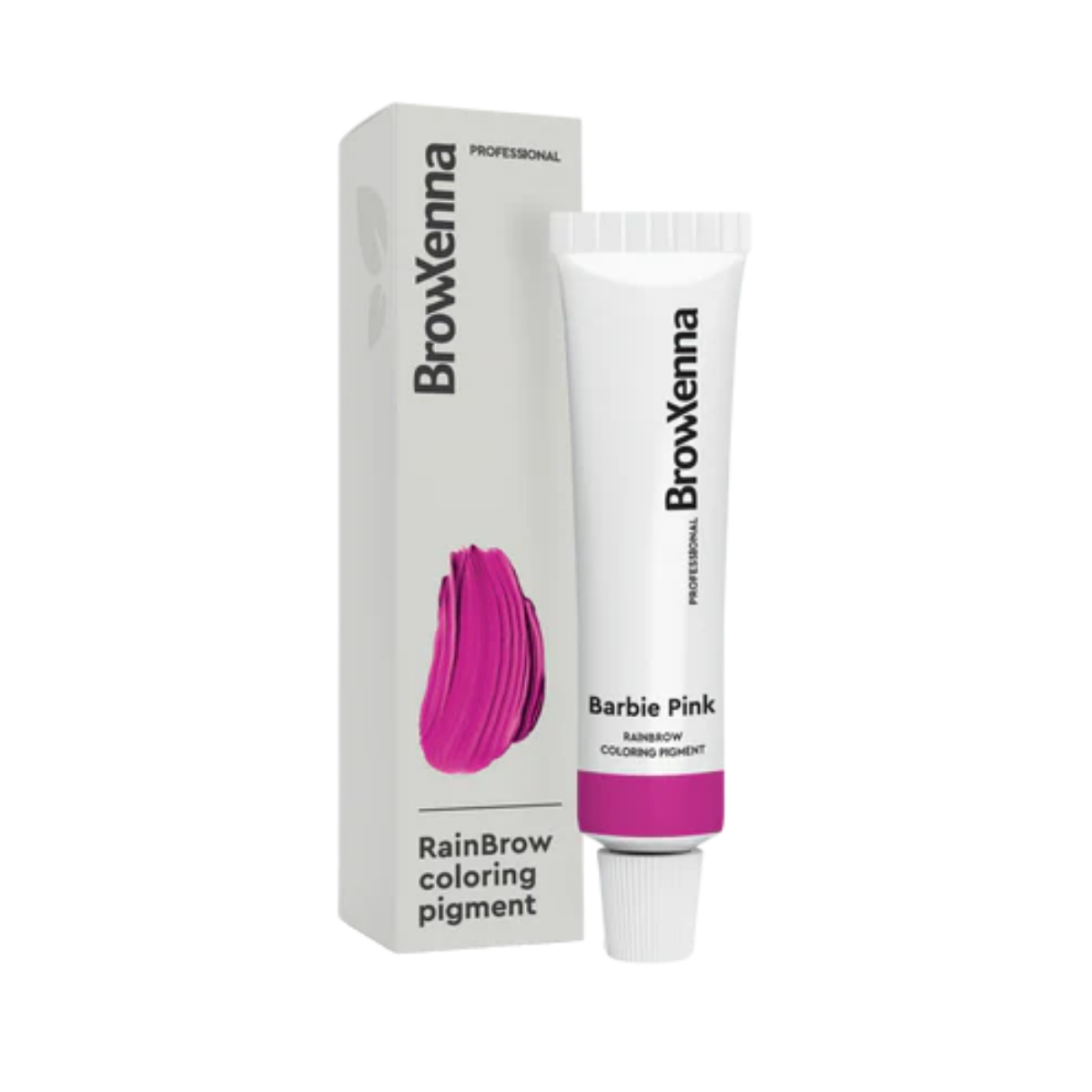 Frasco de 30 ml de Pigmento Directo BrowXenna RainBrow para cejas – fórmula sin oxidante, con textura cremosa y tonos vibrantes para tintado preciso.