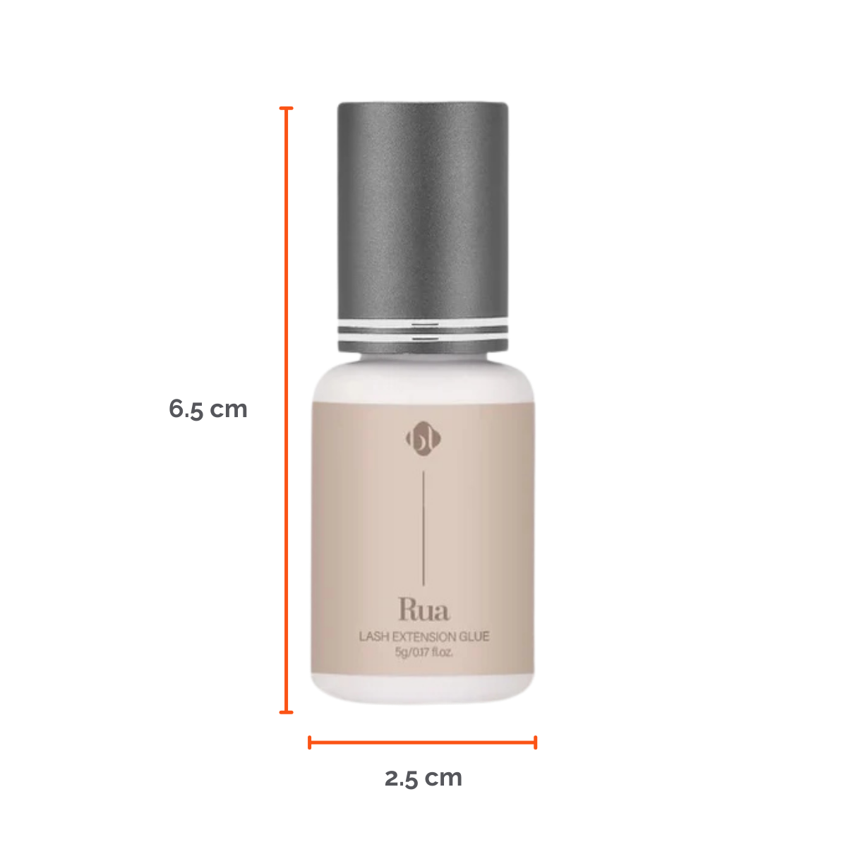 Rua Adhesive BL Lashes adhesivo profesional negro para extensiones pestañas secado 2‑4 segundos retención hasta 6 semanas
