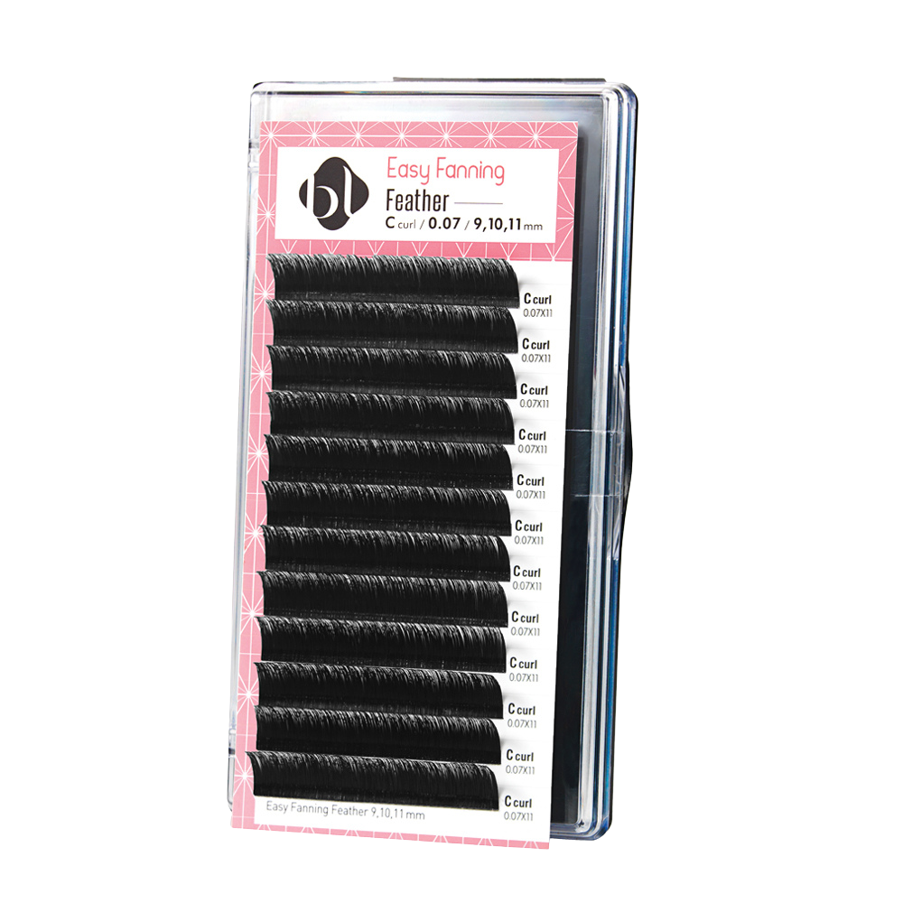 Extensiones de Pestañas Profesionales de Auto-Floración (Feather) BL Lashes®