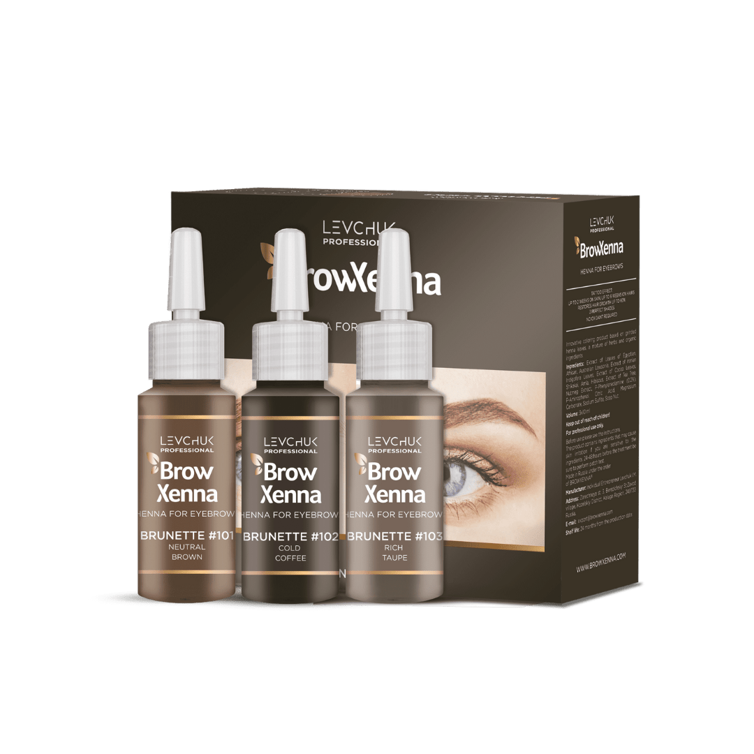 Set de Henna para Cejas "Brunette" BrowXenna®