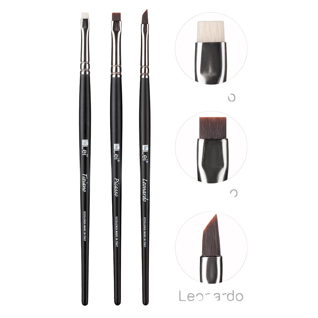 Set de Brochas para diseño de cejas Inlei ®