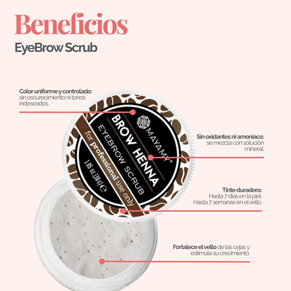 Eyebrow Scrub Exfoliante para Cejas - Limpieza y Preparación para el sombreado