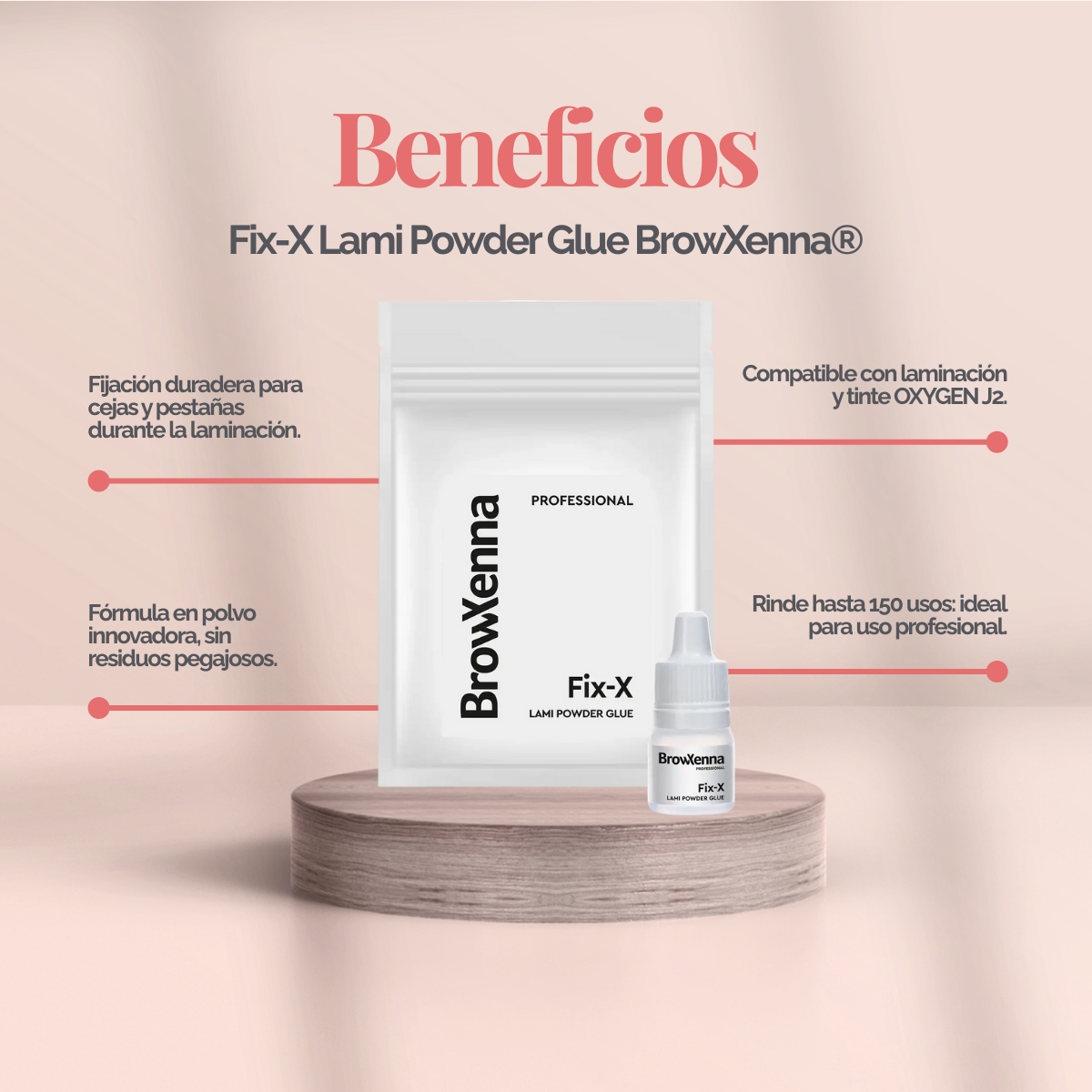 FIX‑X Lami Powder Glue – Adhesivo en Polvo para Laminación de Pestañas