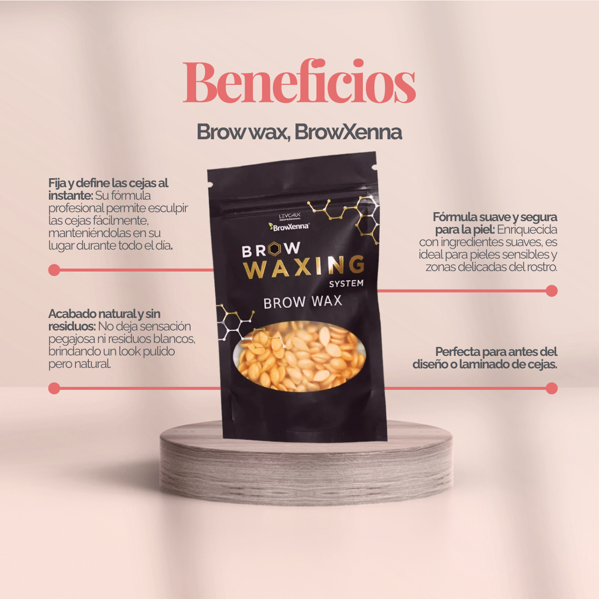Cera para depilar de Browxenna®