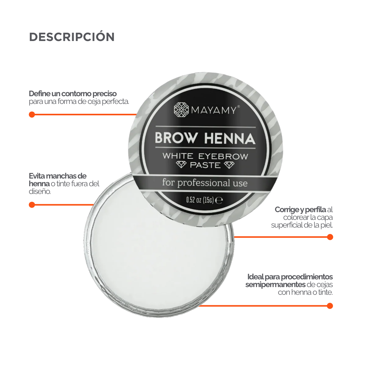 Eyebrow Scrub Exfoliante para Cejas - Limpieza y Preparación para el sombreado