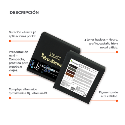 Mini Kit Oxygen 02 tinte para cejas