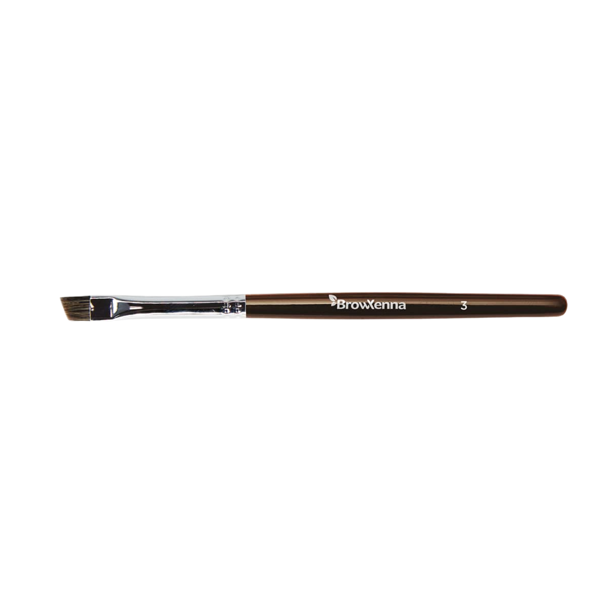 Brush superfine #3, BrowXenna® cerdas ultra finas y mango ergonómico diseñados para aplicación precisa de henna y maquillaje en cejas para técnicos de belleza exigentes.