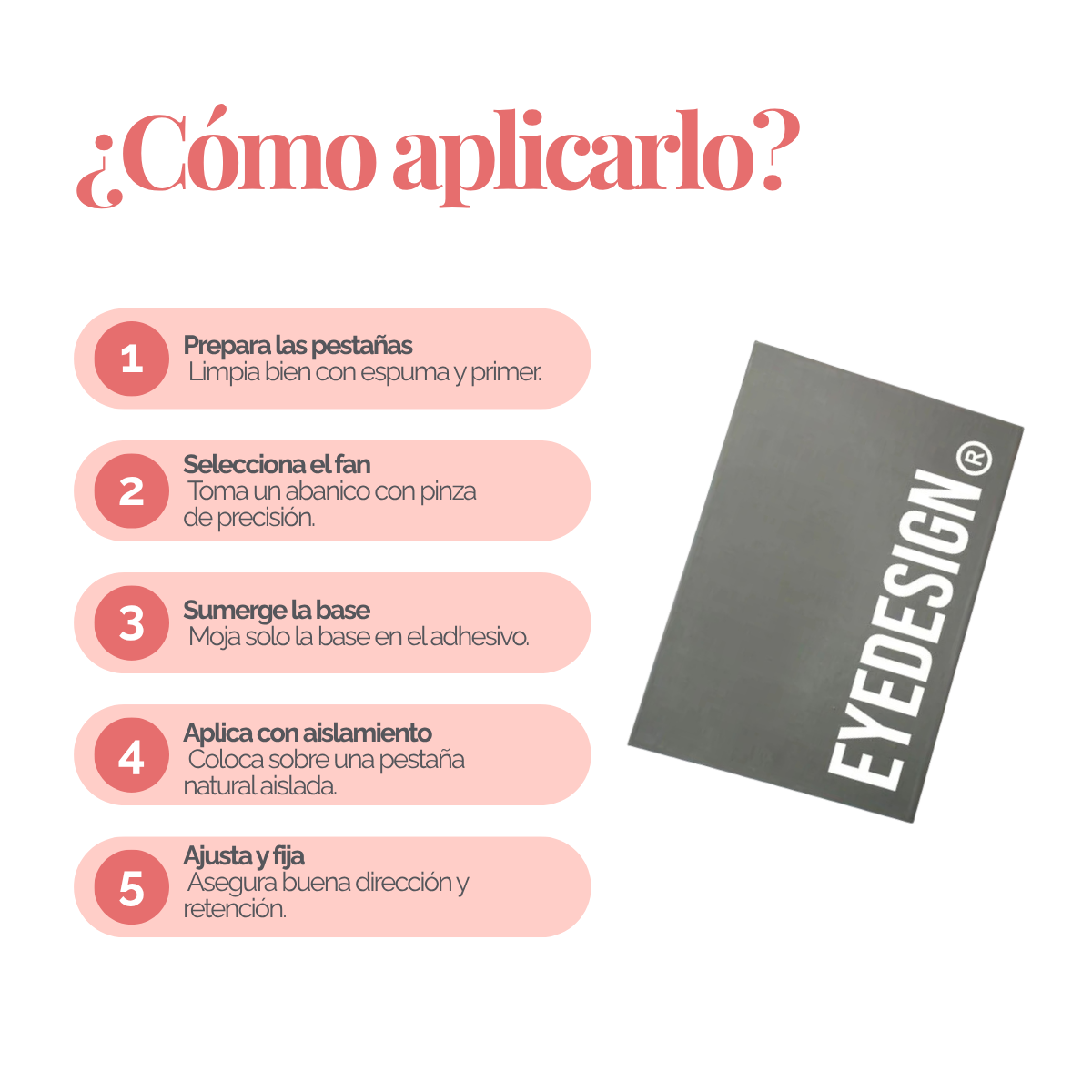 Extensiones de Pestañas Abanicos pre-armados para volumen Eye Design