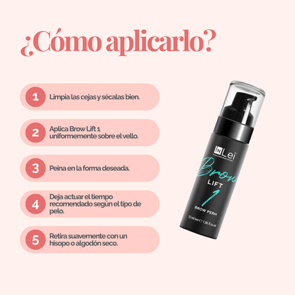 InLei® | Brow Lift | Paso 1 | Botella