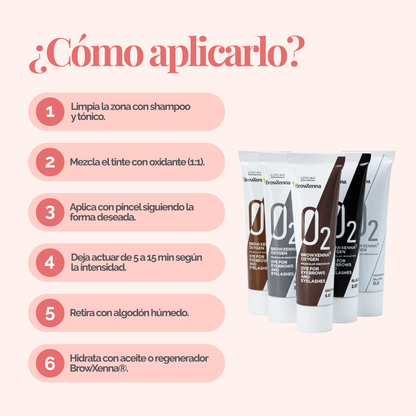 Mini Kit Oxygen 02 tinte para cejas