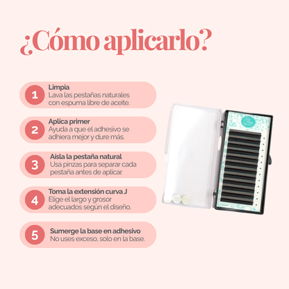 Extensiones Eye Design Curvatura Especial J/U/L/L+