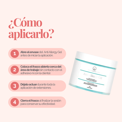 DLUX Anti Allergy Gel neutralizador vapores estudios de pestañas