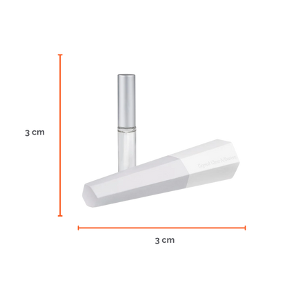 Lift Adhesive Dlux Professional – fórmula clara y suave para lash lift profesional, envase transparente de 5 ml, ideal para ojos sensibles