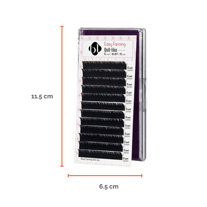 Extensiones de Pestañas Profesionales de Auto-Floración (Dolly Like)  BL Lashes®