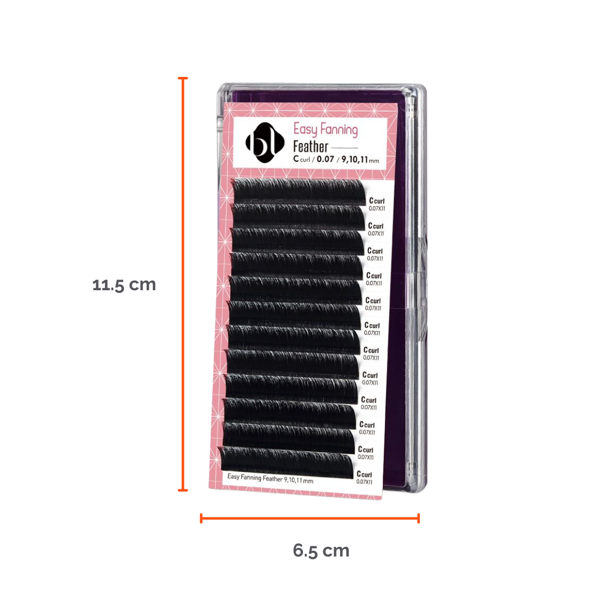 Extensiones de Pestañas Profesionales de Auto-Floración (Feather)  BL Lashes®