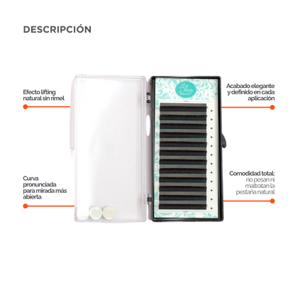 Extensiones Eye Design Curvatura Especial J/U/L/L+