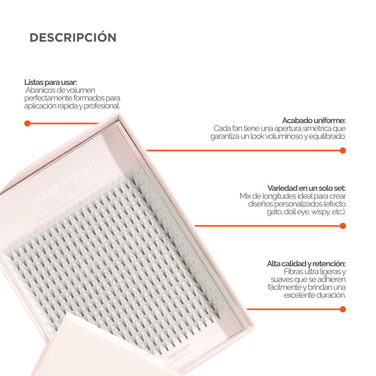 Extensiones Pre Made Volume Lash Mix