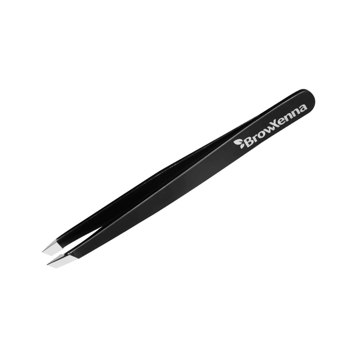 Pinzas Profesionales para Cejas BrowXenna® con punta biselada y afilado manual para depilación de precisión técnica