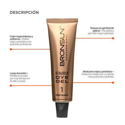 Bronsun Eyelash and Eyebrow Dye 15 ml
