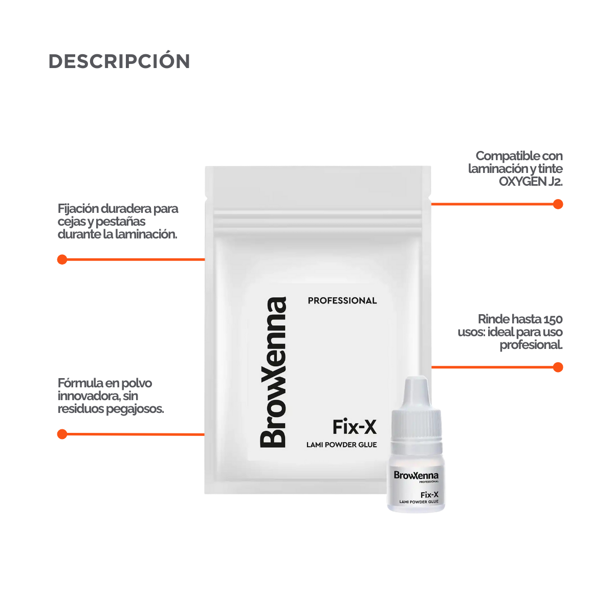 FIX‑X Lami Powder Glue – Adhesivo en Polvo para Laminación de Pestañas