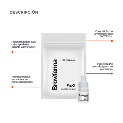 FIX‑X Lami Powder Glue – Adhesivo en Polvo para Laminación de Pestañas