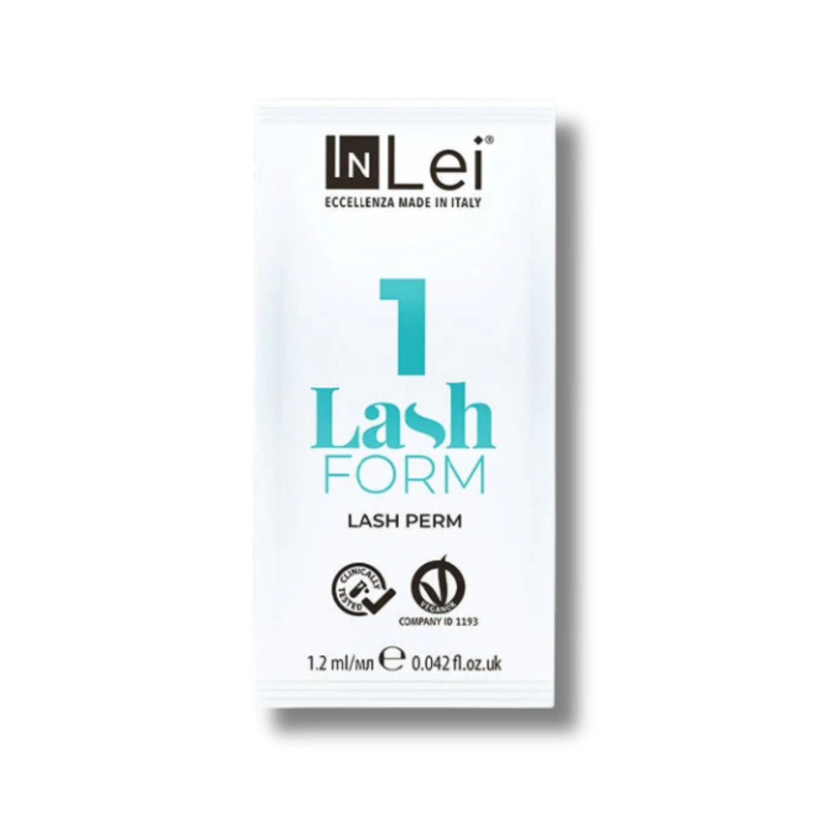 InLei Lash Form 1 Paso 1 Lash Filler 25.9 en presentación profesional de 9 sachets de 1.2 ml para lifting y laminación de pestañas, fórmula Vegan OK Made in Italy diseñada para técnicos, lashistas y estudios profesionales de belleza.