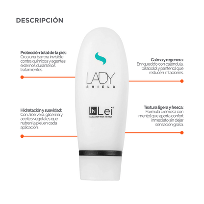 InLei® Lady Shield — Crema Protectora Profesional para Brow Bomber