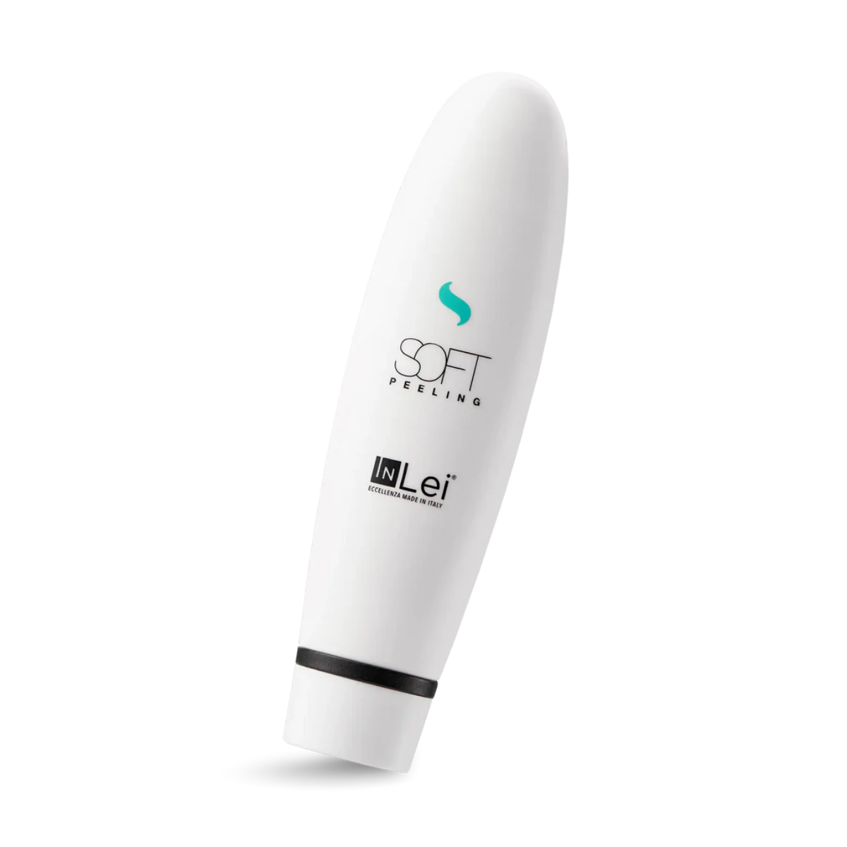 Envase de 100 ml de InLei Soft Peeling, exfoliante suave para cejas, rostro y escote, textura ligera no grasa, presentación profesional de estética