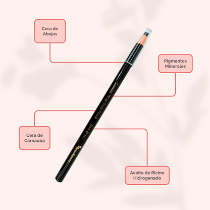 Contour Wrap Pencil BrowXenna®: lápiz profesional para cejas, waterproof, fácil de afilar, que define y rellena con precisión durante 16 horas.
