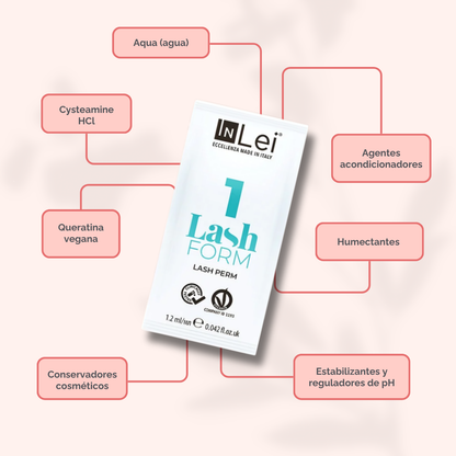 InLei® Lash Filler 25.9 Form Paso 1 Monodosis | 9 Sachets x 1.2 ml