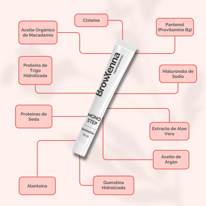 Mono Step BrowXenna® Laminación Express para Cejas & Pestañas
solución express todo‑en‑uno para laminación profesional de cejas y pestañas, que define forma, ofrece volumen y restaura en un solo paso.