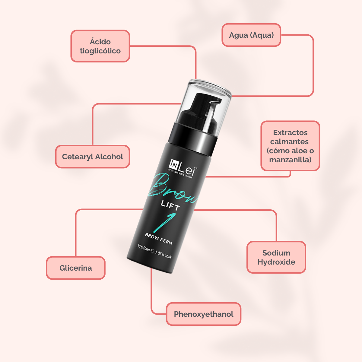 InLei® | Brow Lift | Paso 1 | Botella