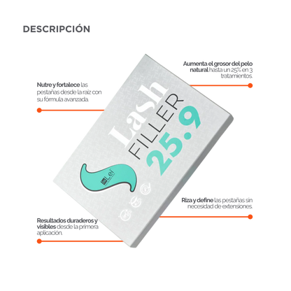 KIT LASH FILLER 25.9 | Set Completo para Laminación de Pestañas