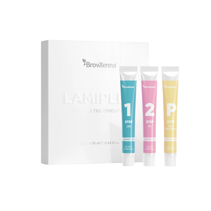 LAMIPLEX BrowXenna® laminación express profesional para cejas y pestañas que define forma, aporta volumen y restaura en un solo tratamiento.
