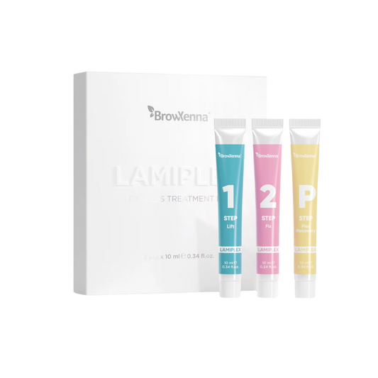 LAMIPLEX BrowXenna® laminación express profesional para cejas y pestañas que define forma, aporta volumen y restaura en un solo tratamiento.