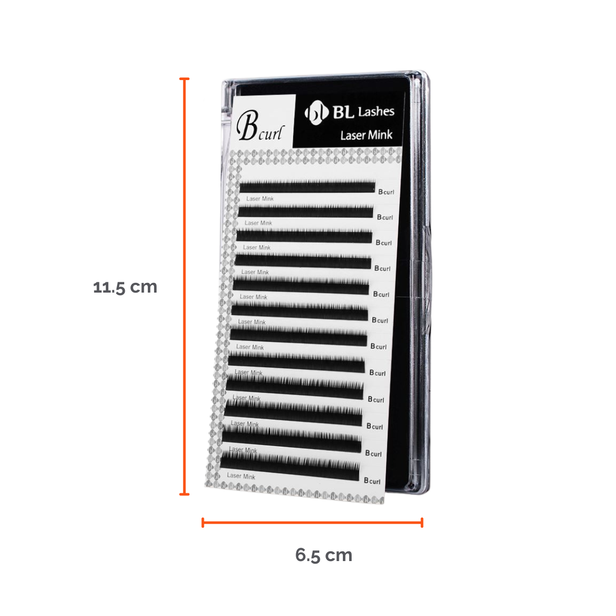 Extension de Pestañas Inferiores Curvatura C BL Lashes®